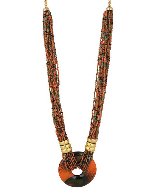 multi colored crystal long necklace - 13308431 - Very Small Image - 1