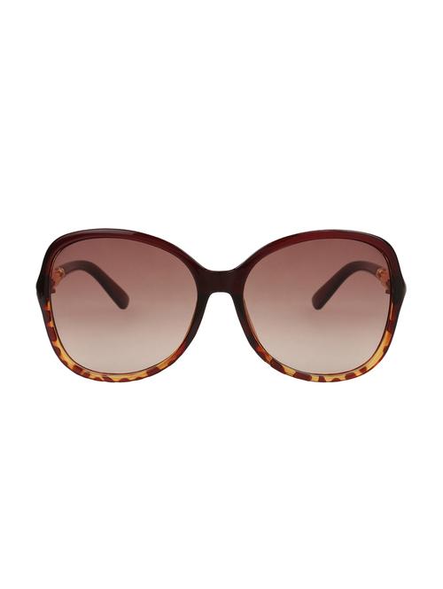 zyaden brown oversized women sunglasses - 13309827 - Very Small Image - 1