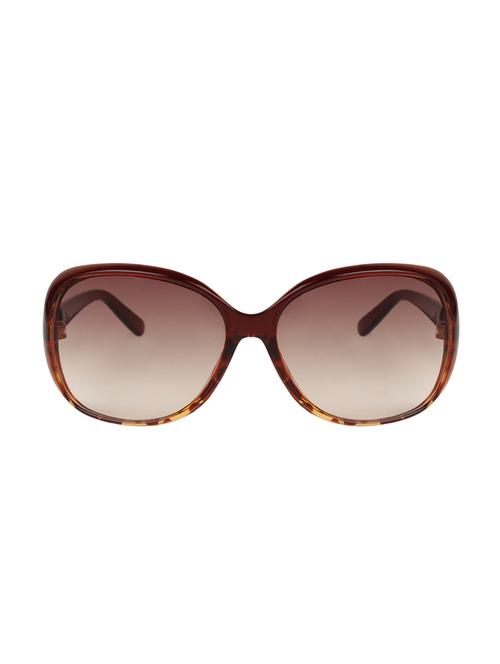 zyaden brown oversized women sunglasses - 13309862 - Very Small Image - 1
