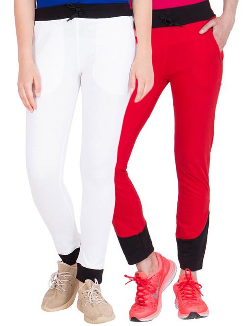multi colored cotton track pant combo - 13311381 - Very Small Image - 1