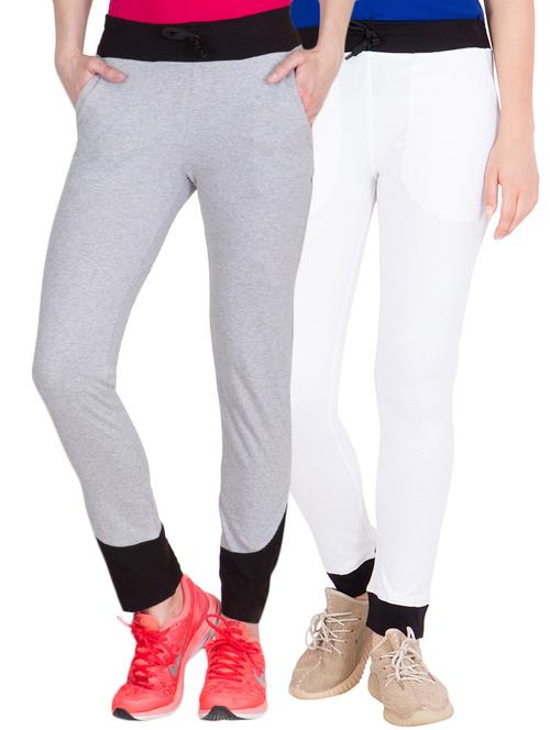 multi colored cotton track pant combo - 13311402 - Very Small Image - 1