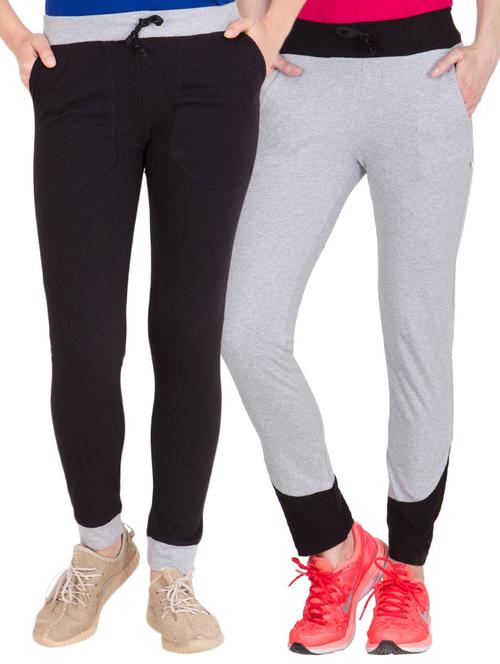 multi colored cotton track pant combo - 13311403 - Very Small Image - 1