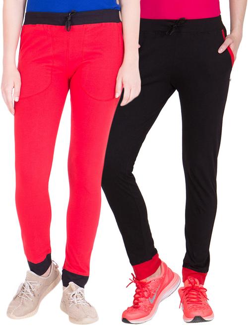 multi colored cotton track pant combo - 13311407 - Very Small Image - 1