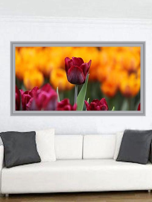 impression wall flowers 92*48 cm (without frame) - 13312519 - Very Small Image - 1