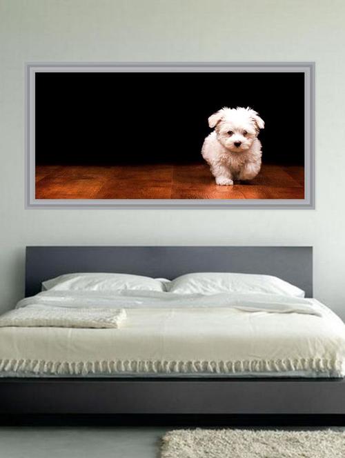impression wall dog 92*48 cm (without frame) - 13312521 - Very Small Image - 1