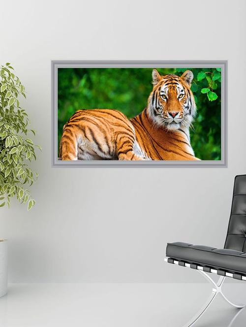 impression wall lion 92*48 cm (without frame) - 13312540 - Very Small Image - 1