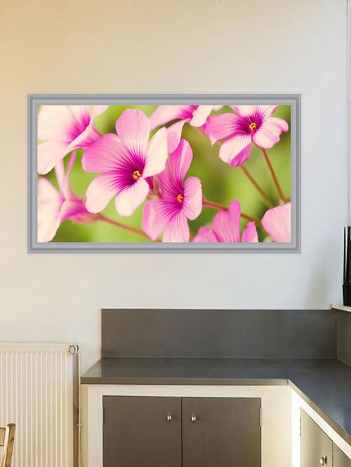 impression wall flowers 92*48 cm (without frame) - 13312545 - Very Small Image - 1