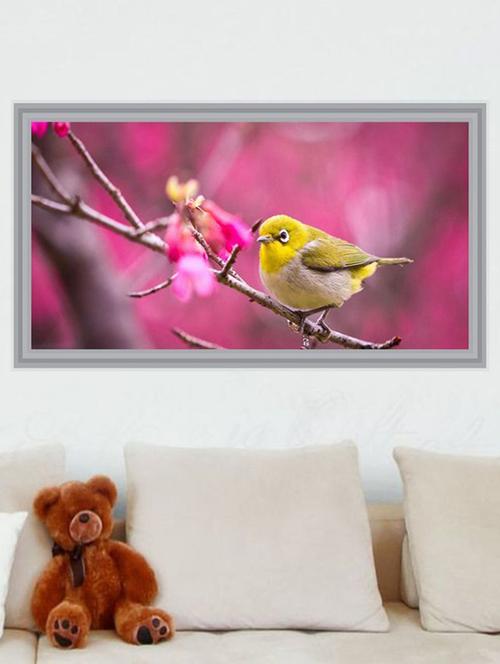 impression wall birds 92*48 cm (without frame) - 13312553 - Very Small Image - 1