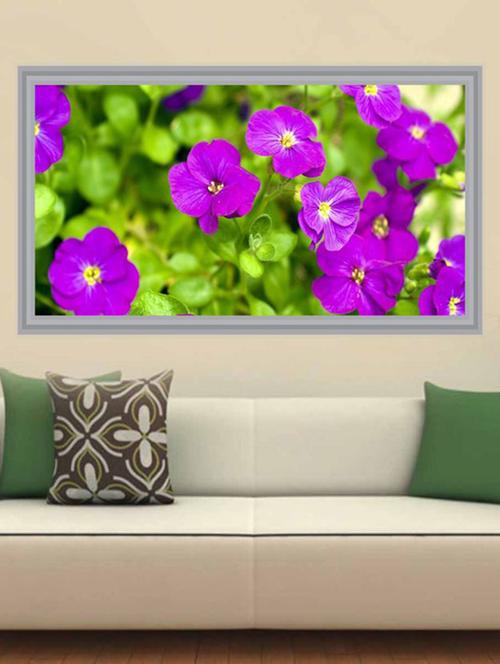 impression wall flowers 92*48 cm (without frame) - 13312559 - Very Small Image - 1