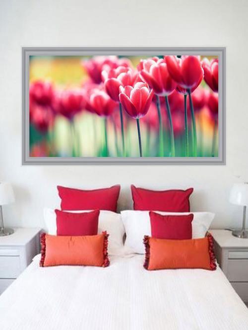 impression wall flowers 92*48 cm (without frame) - 13312560 - Very Small Image - 1