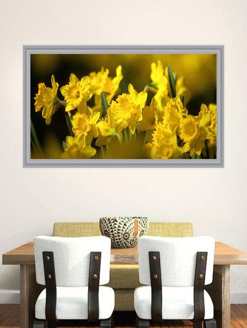 impression wall flowers 92*48 cm (without frame) - 13312563 - Very Small Image - 1