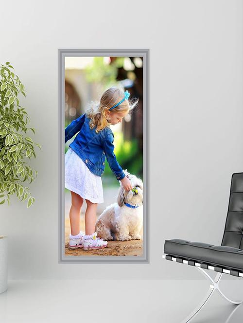 impression wall cute girl 92*48 cm (without frame) - 13312564 - Very Small Image - 1