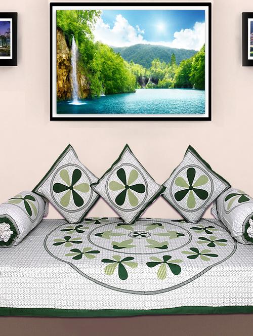 kariba 100% cotton traditional diwan set. - 13313168 - Very Small Image - 1