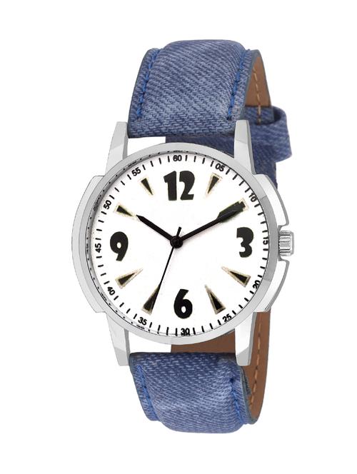timebre men royal turquoise ivory casual analog watch - 13316463 - Very Small Image - 1