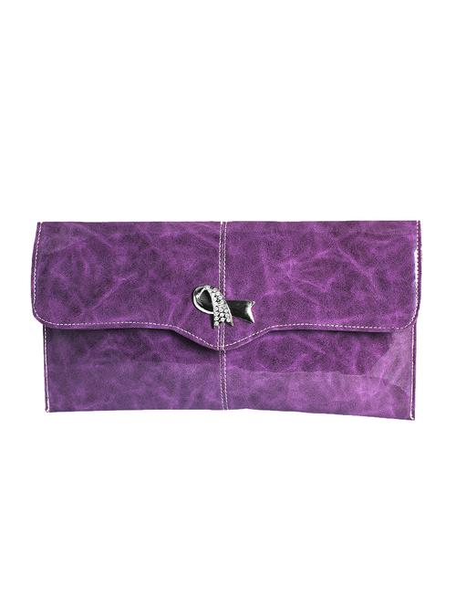 purple leatherette clutch - 1332244 - Very Small Image - 1
