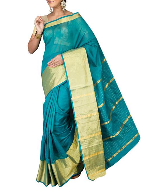 zari bordered saree - 13327138 - Very Small Image - 1