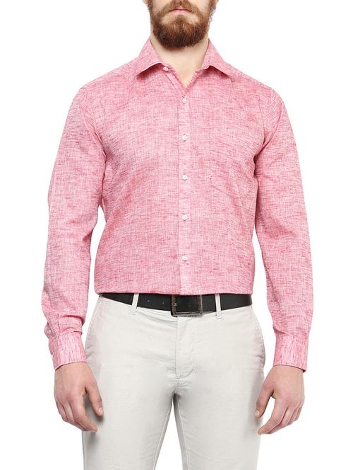red solid casual shirt - 13327988 - Very Small Image - 1