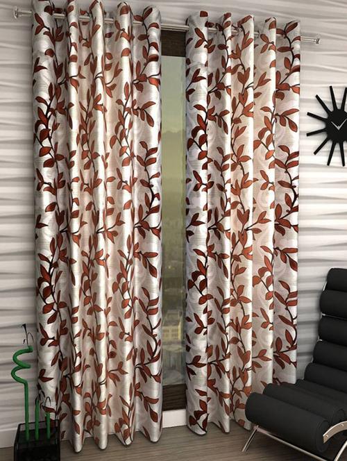 home fantasy beauifull polyester door curtain-2 pcs - 13328973 - Very Small Image - 1