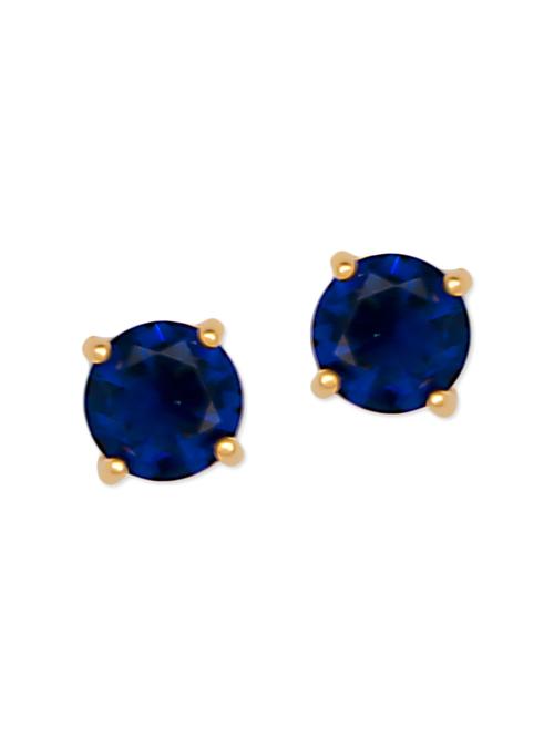 blue metal studs earrings - 13329920 - Very Small Image - 1