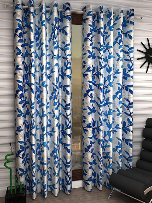 home fantasy beauiful polyester door curtain-2 pcs - 13331282 - Very Small Image - 1