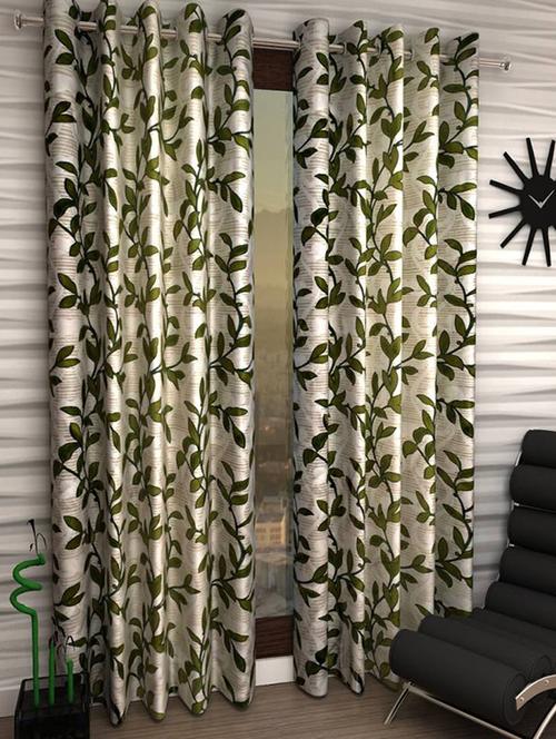home fantasy beauiful polyester door curtain-2 pcs - 13331283 - Very Small Image - 1