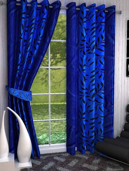 home fantasy beauiful polyester door curtain-2 pcs - 13331285 - Very Small Image - 1