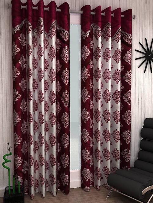 home fantasy designer door curtain-2 pcs - 13337977 - Very Small Image - 1