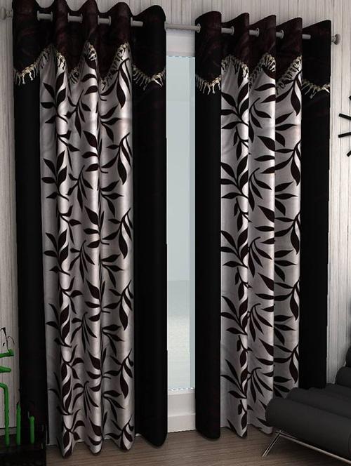 home fantasy designer door curtain-2 pcs - 13337978 - Very Small Image - 1