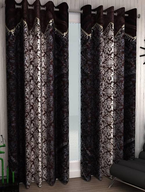 home fantasy designer door curtain-2 pcs - 13337980 - Very Small Image - 1