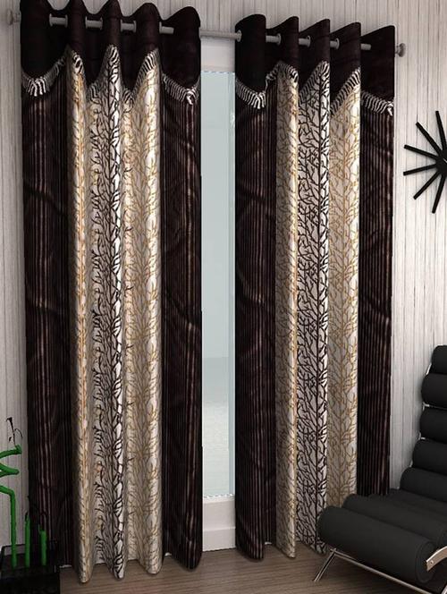 home fantasy designer door curtain-2 pcs - 13337988 - Very Small Image - 1