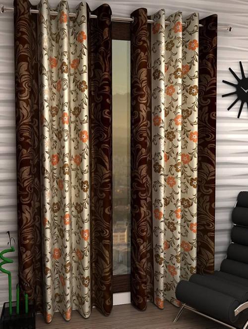 home fantasy beautuful polyester window curtain-set of 2 - 13338276 - Very Small Image - 1
