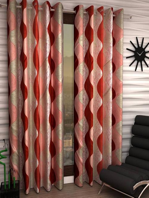 home fantasy beautuful polyester window curtain-set of 2 - 13338278 - Very Small Image - 1