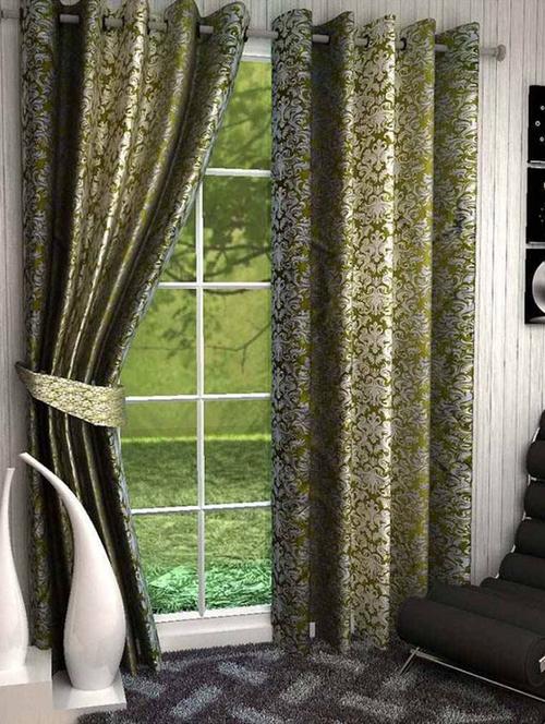 home fantasy beautuful polyester window curtain-set of 2 - 13338293 - Very Small Image - 1