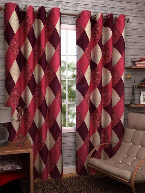 home fantasy beautuful polyester window curtain-set of 2 - 13338297 - Very Small Image - 1