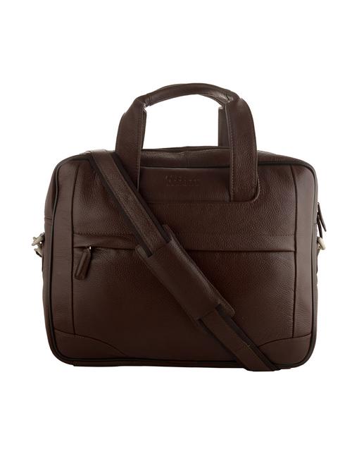 brown leather laptopbag - 13339107 - Very Small Image - 1