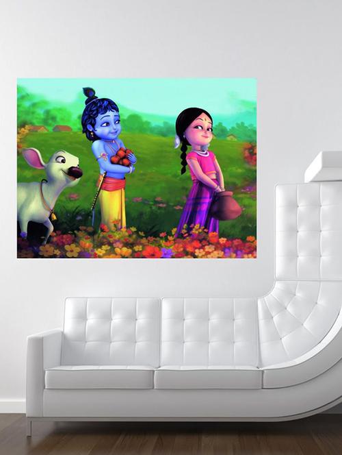 impression wall radha krishnav sticker - 13339129 - Very Small Image - 1