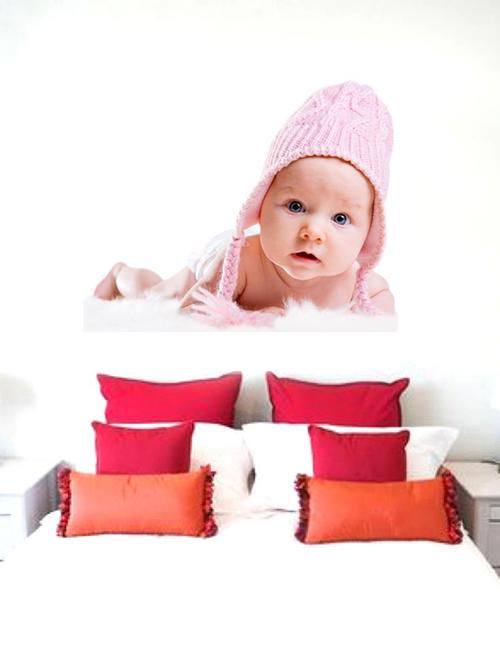 impression wall cute baby sticker - 13339152 - Very Small Image - 1