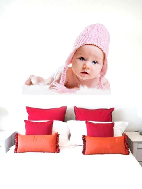 impression wall cute baby sticker - 13339153 - Very Small Image - 1
