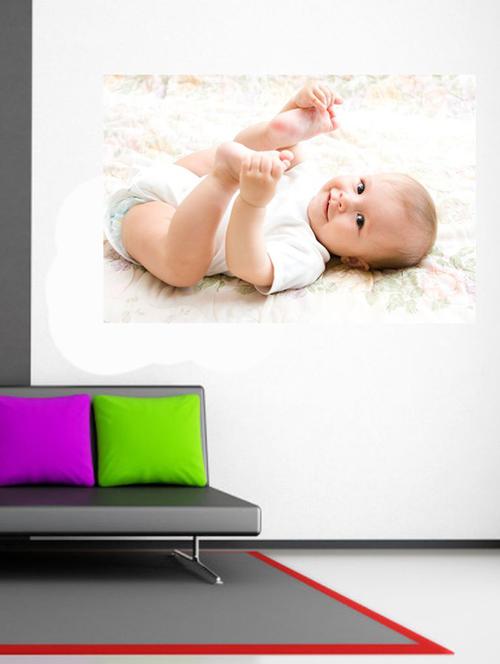 impression wall cute baby sticker - 13339154 - Very Small Image - 1