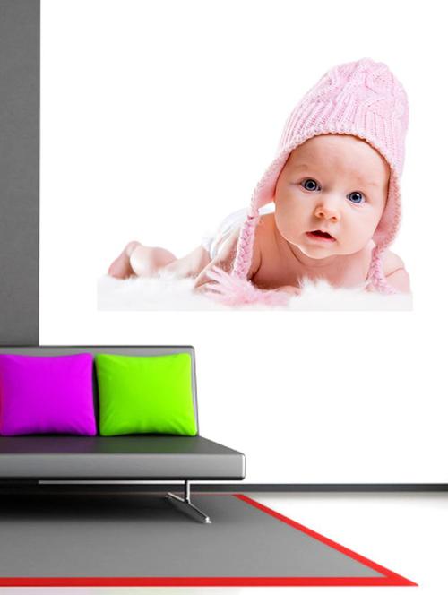 impression wall cute baby sticker - 13339156 - Very Small Image - 1