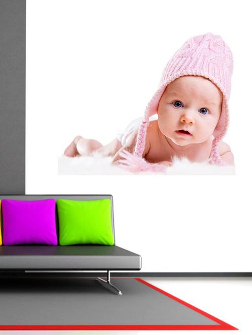impression wall cute baby sticker - 13339157 - Very Small Image - 1