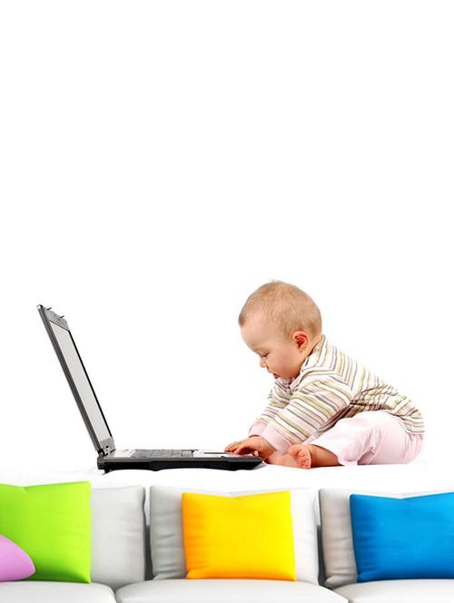 impression wall cute baby sticker - 13339160 - Very Small Image - 1