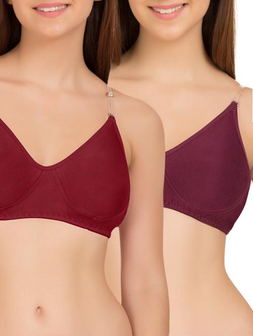 set of 2 backless cotton bras - 13340805 - Very Small Image - 1