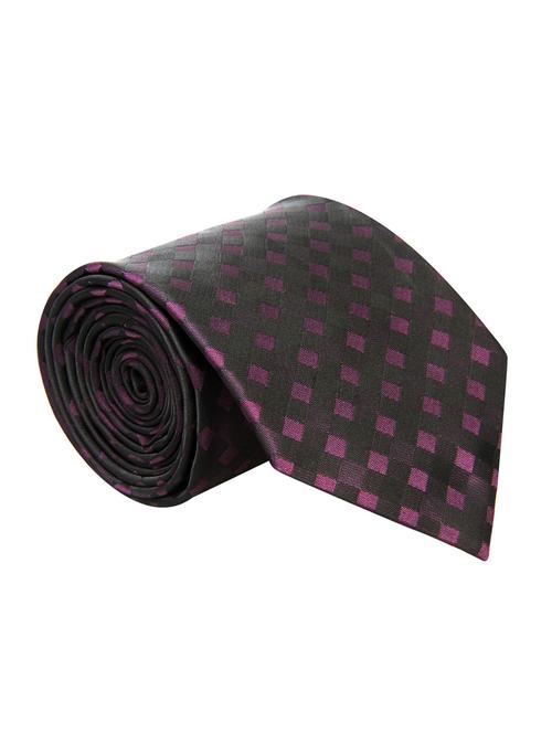 purple satin tie - 13340918 - Very Small Image - 1
