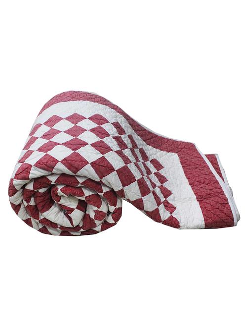 r home cotton geometric print double bed a.c. quilt - 13343535 - Very Small Image - 1