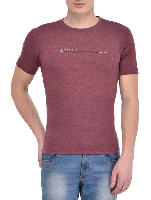 brown cotton tshirt - 13346377 - Very Small Image - 1