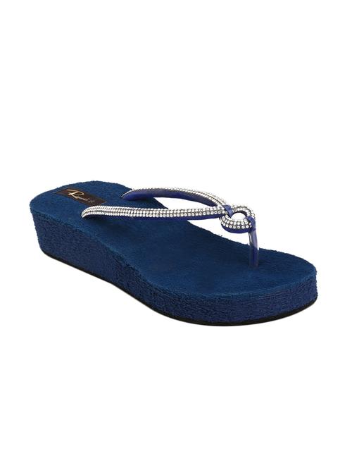 blue toe separator flip flop - 13351884 - Very Small Image - 1