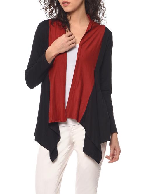 color block asymmetric shrug - 13352169 - Very Small Image - 1