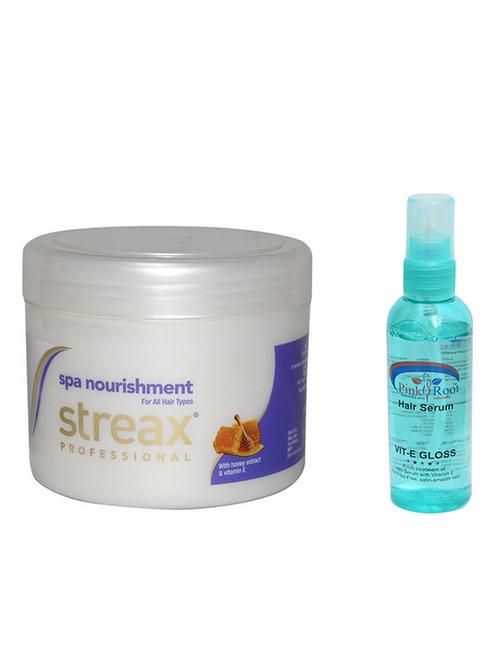 streax hair spa nourishment cream with pink root hair serum - 13354576 - Very Small Image - 1
