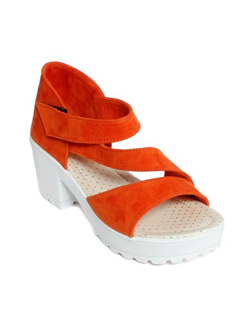orange ankle strap sandal - 13357426 - Very Small Image - 1